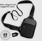 Men's Durable Nylon Sling Bag | Compact Anti-Theft Crossbody Travel Bag 0