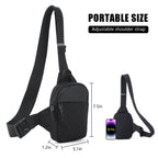 Men's Durable Nylon Sling Bag | Compact Anti-Theft Crossbody Travel Bag 3