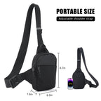 Men's Durable Nylon Sling Bag | Compact Anti-Theft Crossbody Travel Bag 5