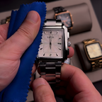 Men's Elegant Stainless Steel Watch | Bold Square Case with Reliable Quartz Movement 6