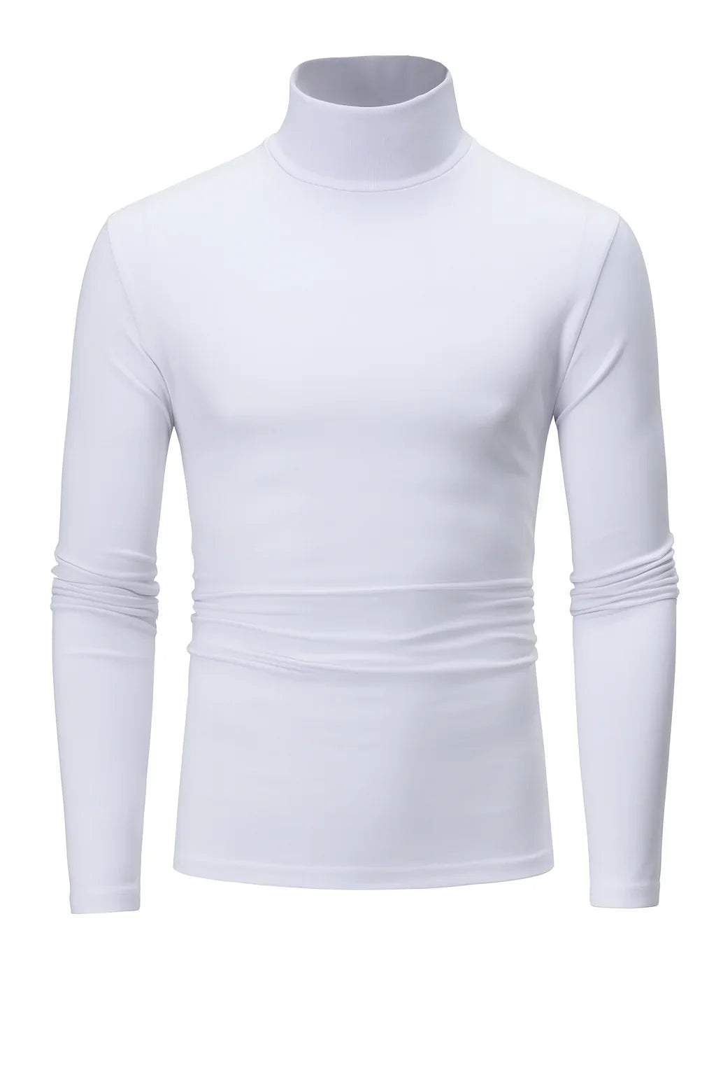 Men's Thermal Polyester Blend Shirt | Comfortable Slim Fit Long Sleeve Top | Autumn Winter Essential 2