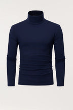 Men's Thermal Polyester Blend Shirt | Comfortable Slim Fit Long Sleeve Top | Autumn Winter Essential 5