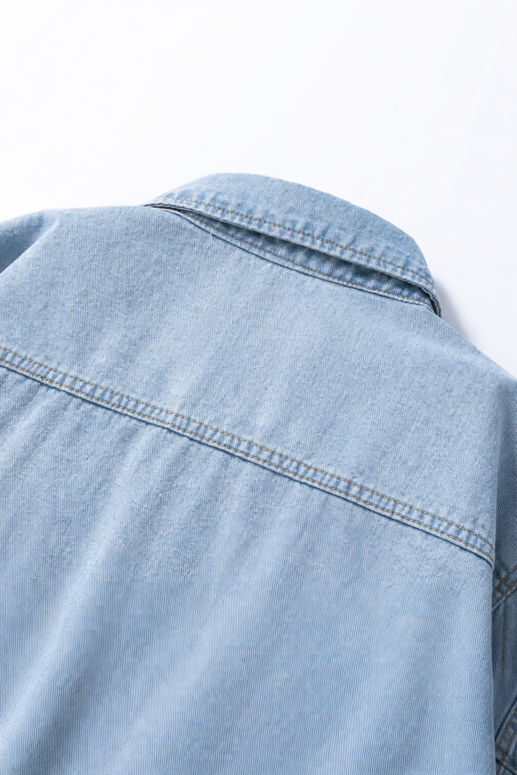 Men's Vintage Twill Denim Overshirt | Relaxed Fit Lightweight Spring Jacket 1
