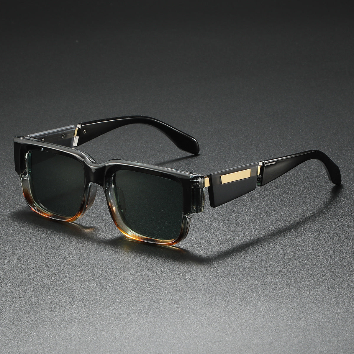 Unisex Retro Plastic Sunglasses | Oversized Thick Frame with UV400 Protection | Stylish Minimalist Eyewear 2