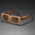 Unisex Retro Plastic Sunglasses | Oversized Thick Frame with UV400 Protection | Stylish Minimalist Eyewear 5